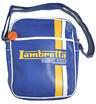 View Item Lambretta Mod Twin Stripe Flight Shoulder Bag Blue Yellow